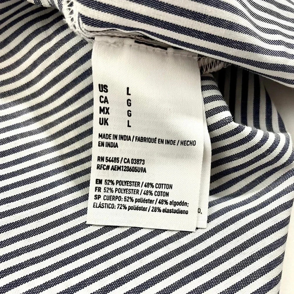 NWT American Eagle Off Shoulder Striped Top - Picture 4 of 5